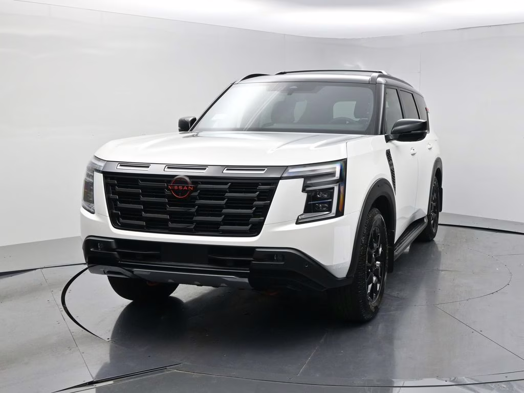 2026 Aspen White/Super Black Nissan Armada PRO-4X 4X4 SUV
