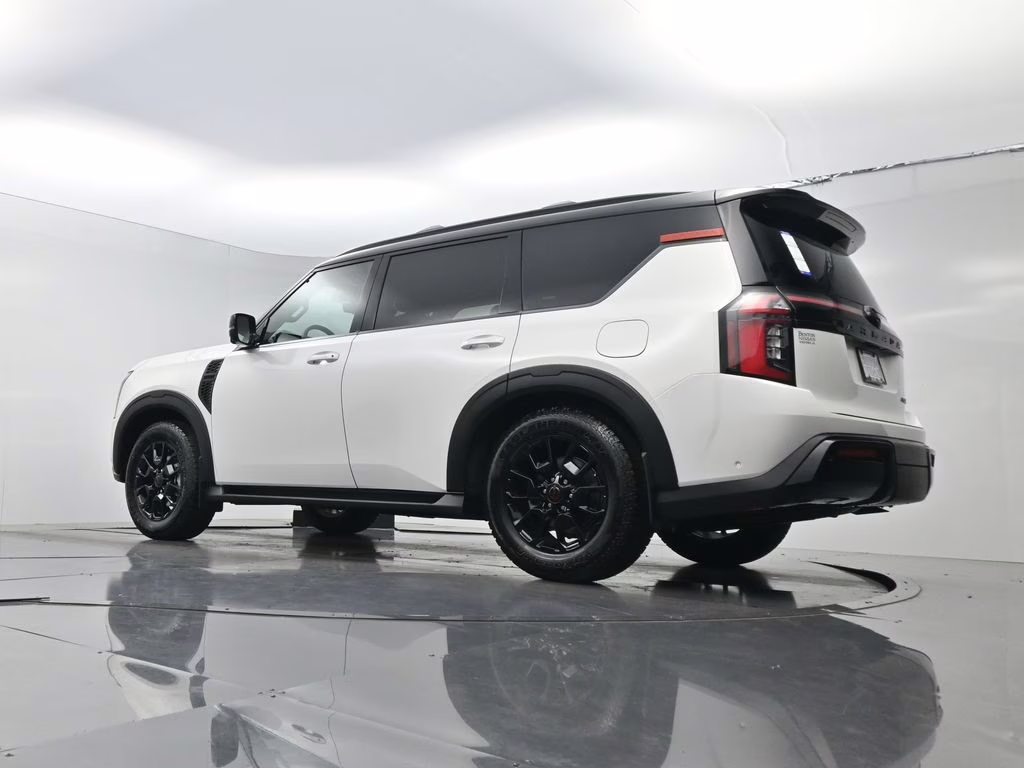 2026 Aspen White/Super Black Nissan Armada PRO-4X 4X4 SUV