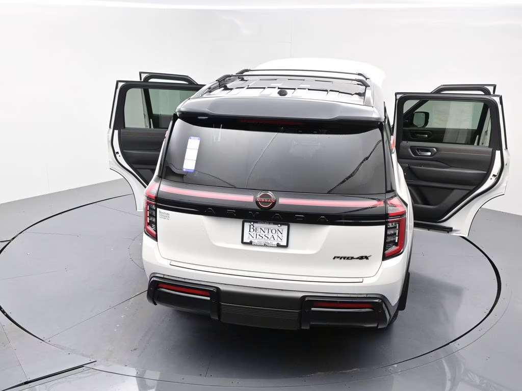 2026 Aspen White/Super Black Nissan Armada PRO-4X 4X4 SUV
