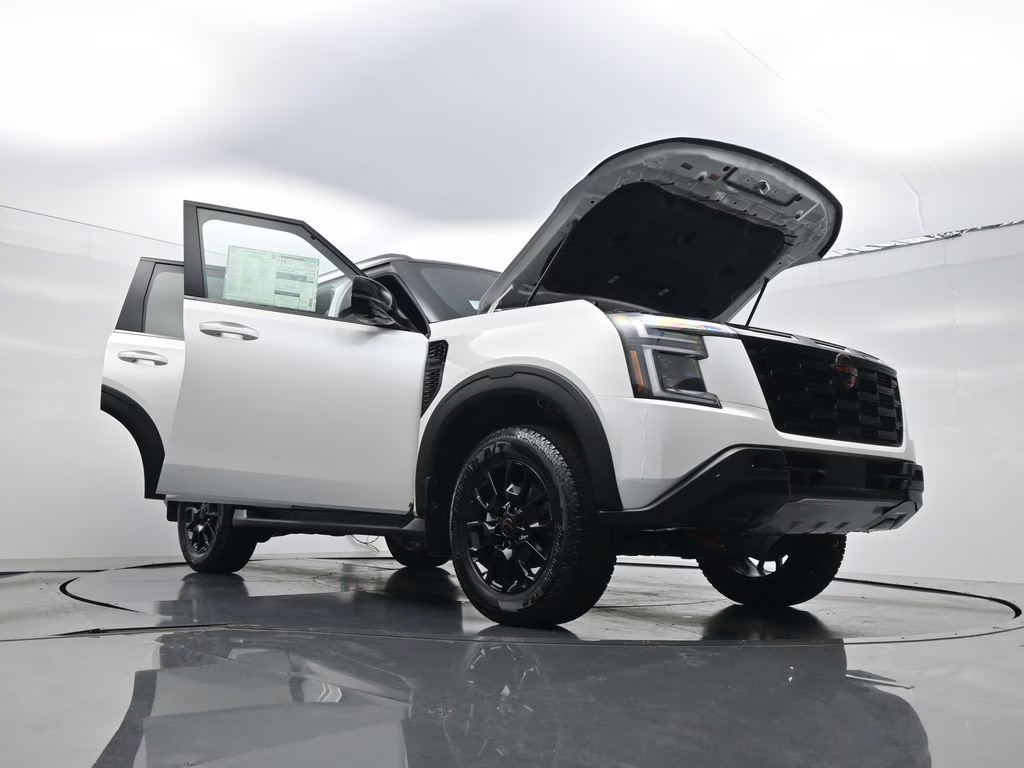 2026 Aspen White/Super Black Nissan Armada PRO-4X 4X4 SUV