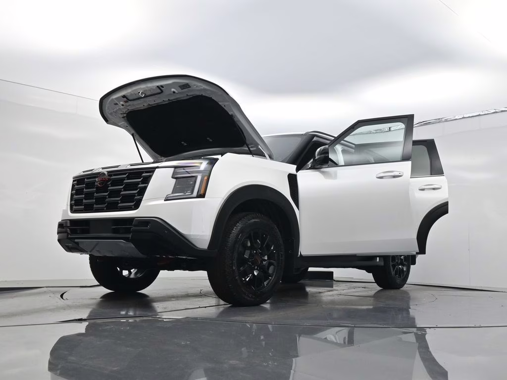 2026 Aspen White/Super Black Nissan Armada PRO-4X 4X4 SUV