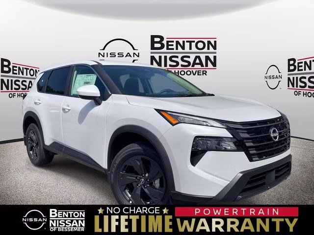 2026 Everest White Pearl Tricoat Nissan Rogue SV FWD SUV