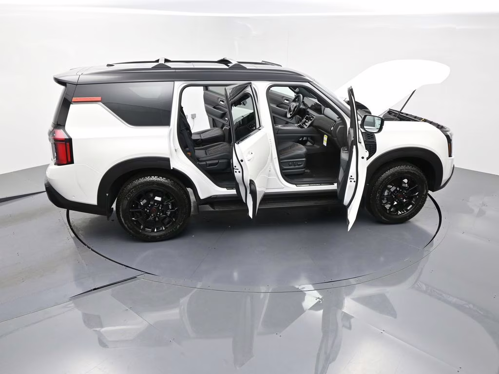 2026 Aspen White/Super Black Nissan Armada PRO-4X 4X4 SUV