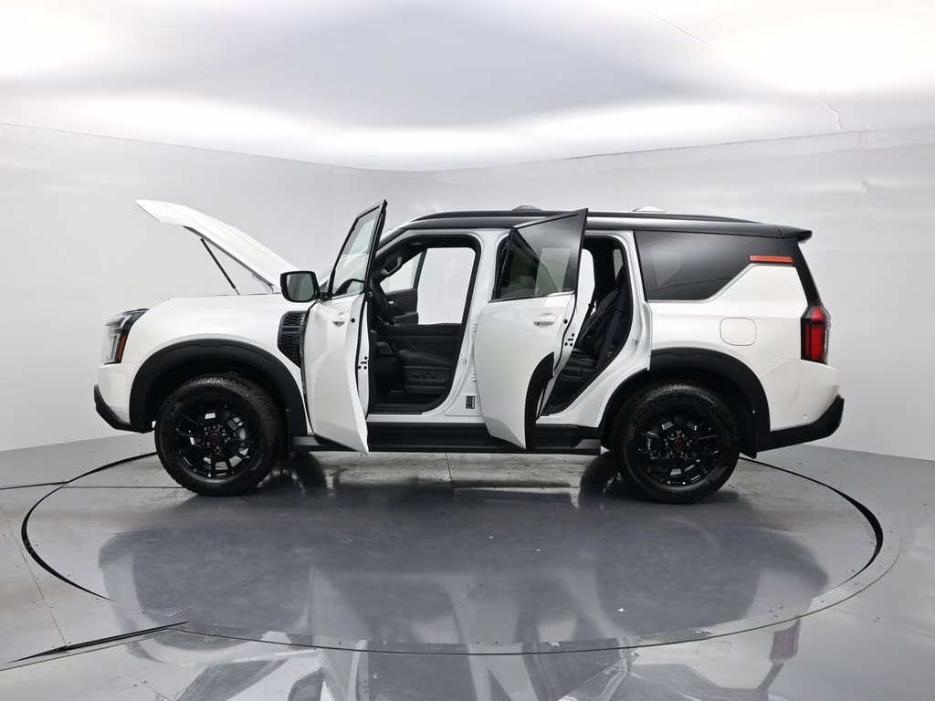2026 Aspen White/Super Black Nissan Armada PRO-4X 4X4 SUV