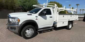 2026 Bright White Clearcoat Ram 5500HD Tradesman 4X4 Truck