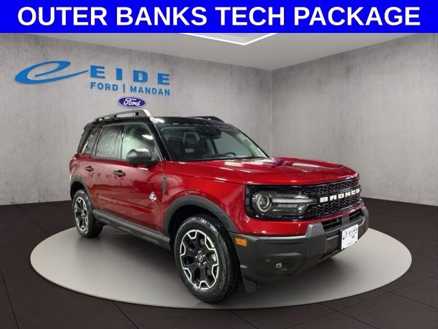 2026 Ruby Red Metallic Tinted Clearcoat Ford Bronco Sport Outer Banks 4X4 SUV