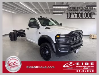 2026 Bright White Clearcoat Ram 5500HD Tradesman Truck