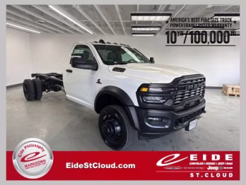 2026 Bright White Clearcoat Ram 5500HD Tradesman 4X4 Truck