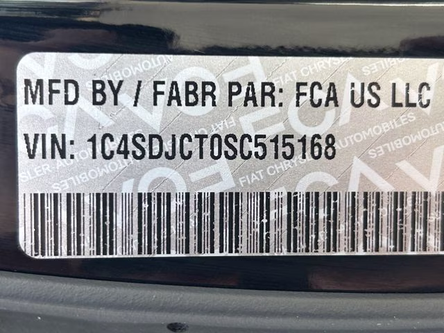 2025 DB Black Clearcoat Dodge Durango R/T Plus AWD SUV