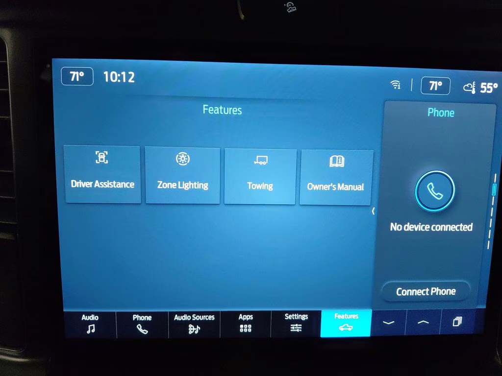 2025 Oxford White Ford F-150 XLT  w/Black Appearance Package 4X4 Truck