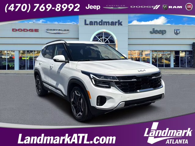 2024 Snow White Pearl Kia Seltos AWD SUV