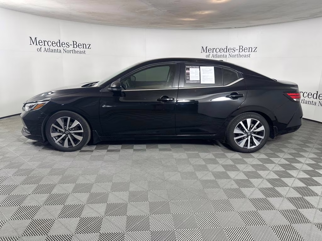 2020 Super Black Nissan Sentra SV FWD Sedan