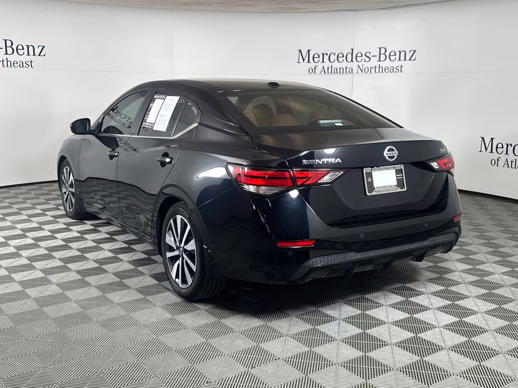 2020 Super Black Nissan Sentra SV FWD Sedan