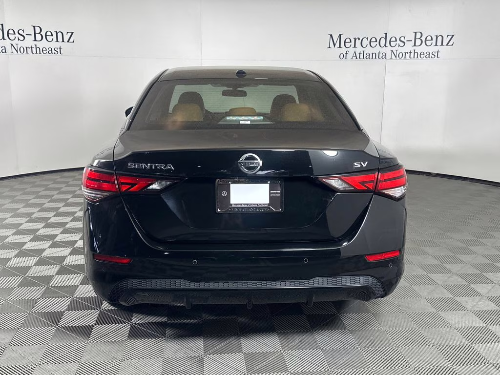 2020 Super Black Nissan Sentra SV FWD Sedan