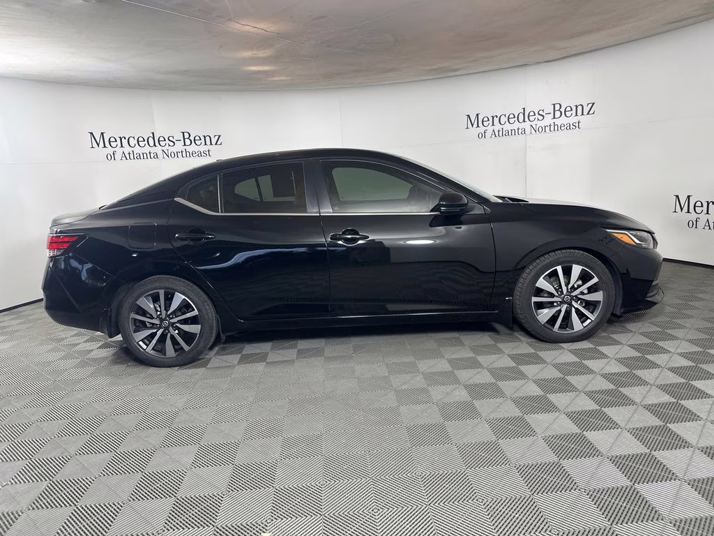 2020 Super Black Nissan Sentra SV FWD Sedan