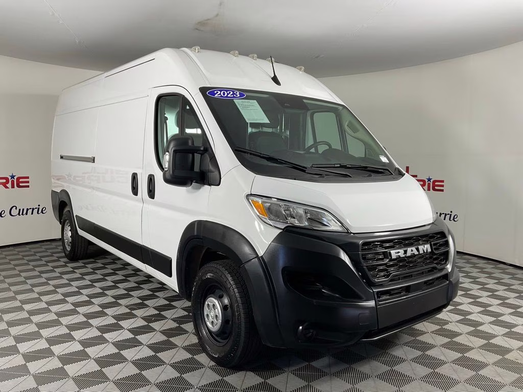 2023 Bright White Clearcoat Ram ProMaster 3500 High Roof FWD Van