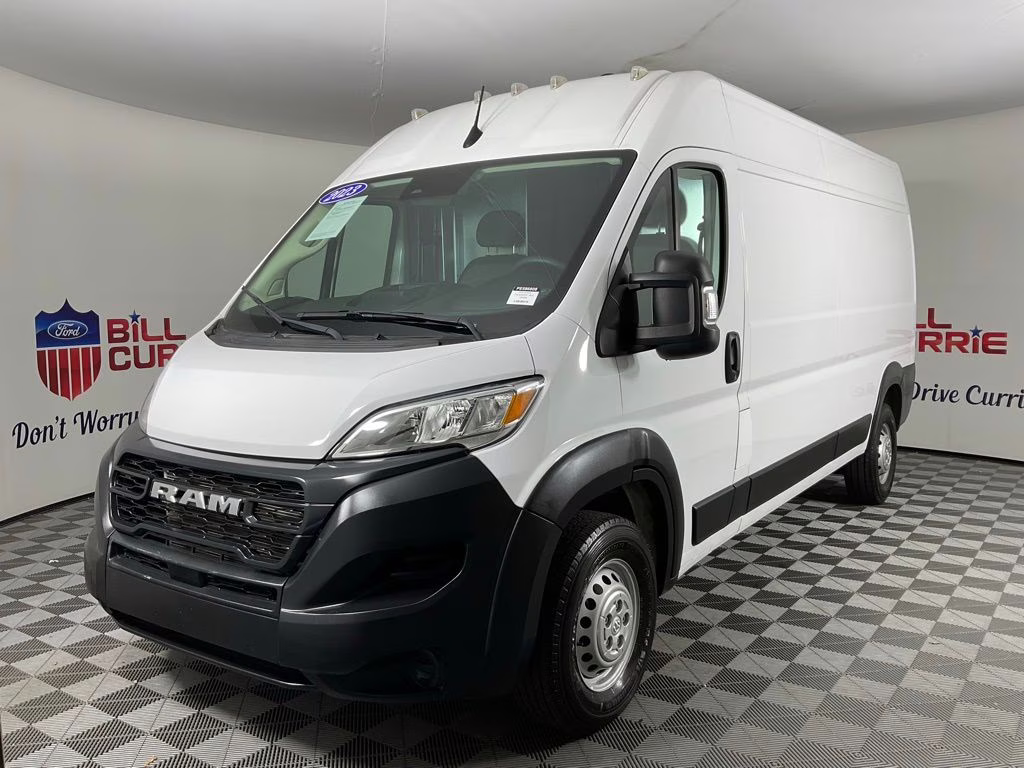 2023 Bright White Clearcoat Ram ProMaster 3500 High Roof FWD Van