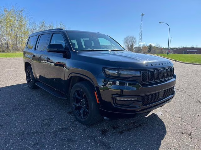 2024 Diamond Black Crystal Pearlcoat Jeep Wagoneer Series II 4X4 SUV