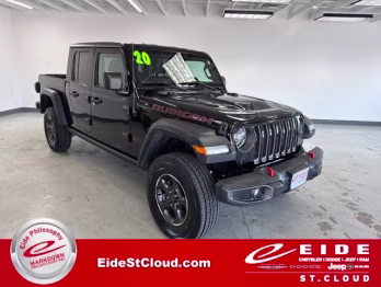 2020 Black Clearcoat Jeep Gladiator Rubicon 4X4 Truck