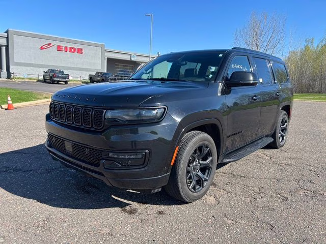 2024 Diamond Black Crystal Pearlcoat Jeep Wagoneer Series II 4X4 SUV