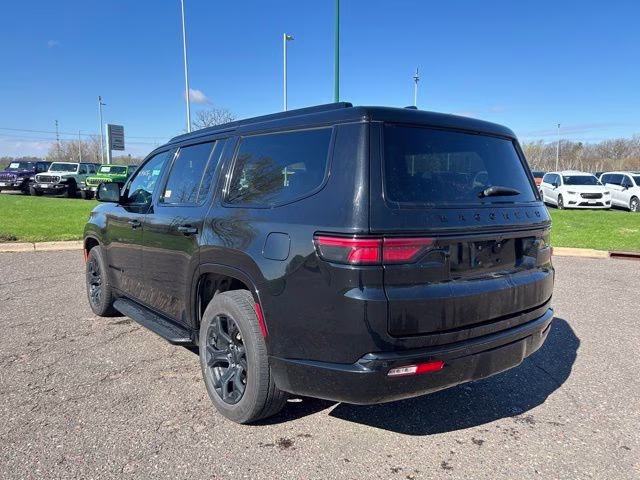 2024 Diamond Black Crystal Pearlcoat Jeep Wagoneer Series II 4X4 SUV