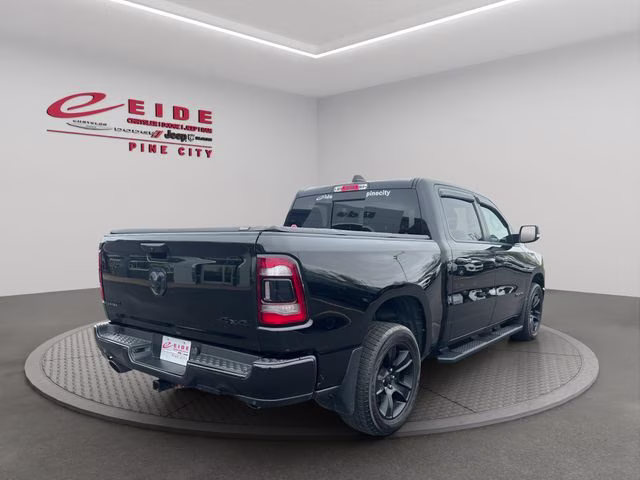 2022 Diamond Black Crystal Pearlcoat Ram 1500 Sport 4X4 Truck