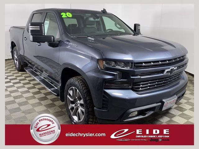 2020 Shadow Gray Metallic Chevrolet Silverado 1500 RST 4X4 Truck