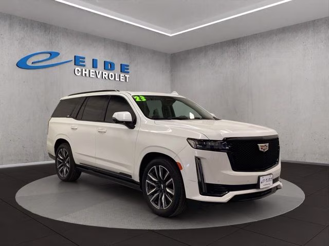 2023 Crystal White Tricoat Cadillac Escalade Sport Platinum 4X4 SUV