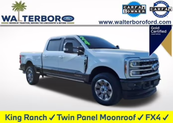 2024 Star White Metallic Tri-Coat Ford Super Duty F-350 SRW King Ranch 4X4 Truck