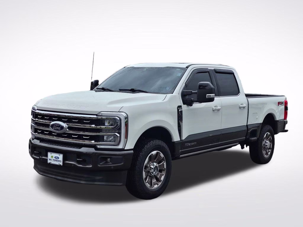 2024 Star White Metallic Tri-Coat Ford Super Duty F-350 SRW King Ranch 4X4 Truck
