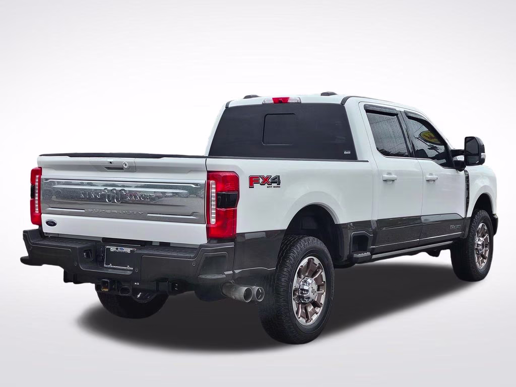 2024 Star White Metallic Tri-Coat Ford Super Duty F-350 SRW King Ranch 4X4 Truck