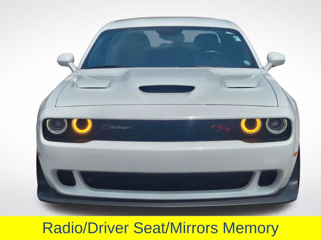 2023 White Knuckle Clearcoat Dodge Challenger R/T Scat Pack Widebody RWD Coupe