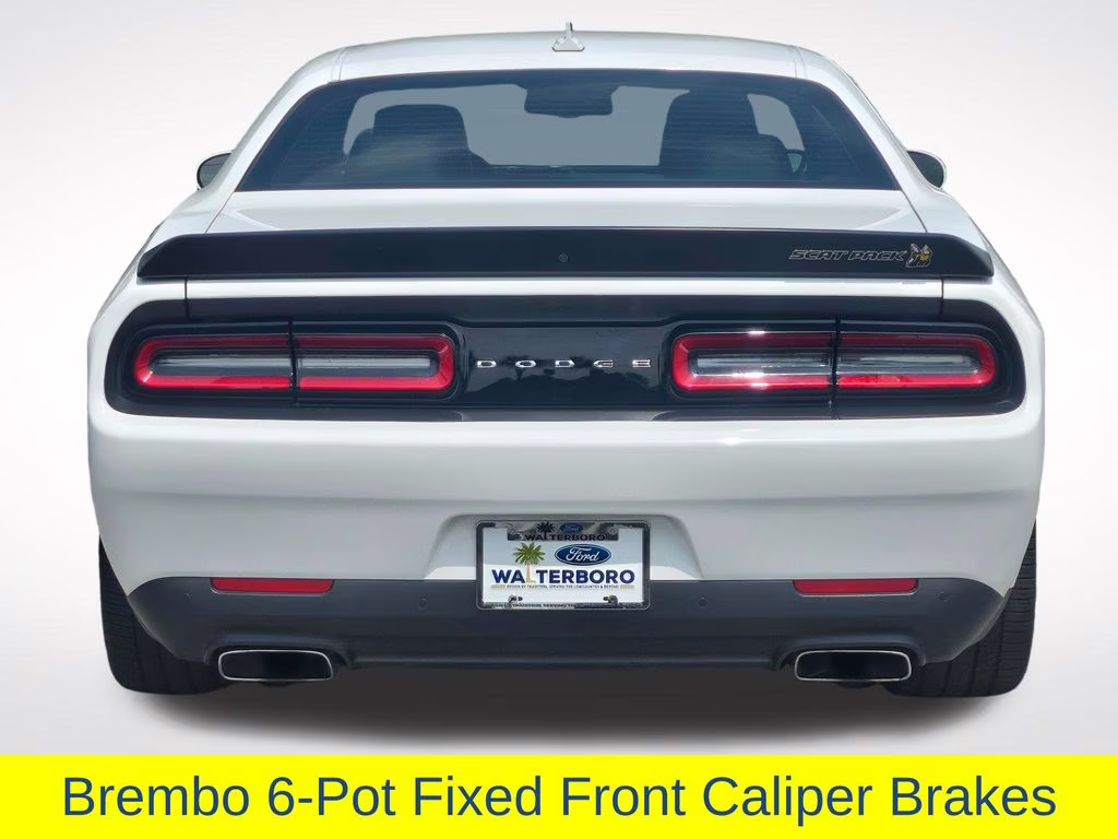 2023 White Knuckle Clearcoat Dodge Challenger R/T Scat Pack Widebody RWD Coupe