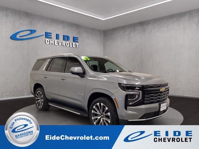 2025 Sterling Gray Metallic Chevrolet Tahoe High Country 4X4 SUV