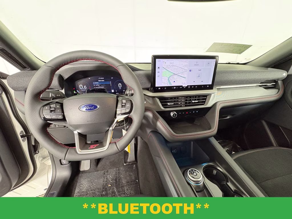 2026 Star White Metallic Tri-Coat Ford Explorer ST RWD SUV