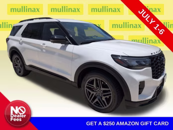 2026 White Metallic Ford Explorer ST RWD SUV