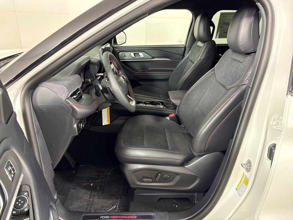 2026 Star White Metallic Tri-Coat Ford Explorer ST RWD SUV