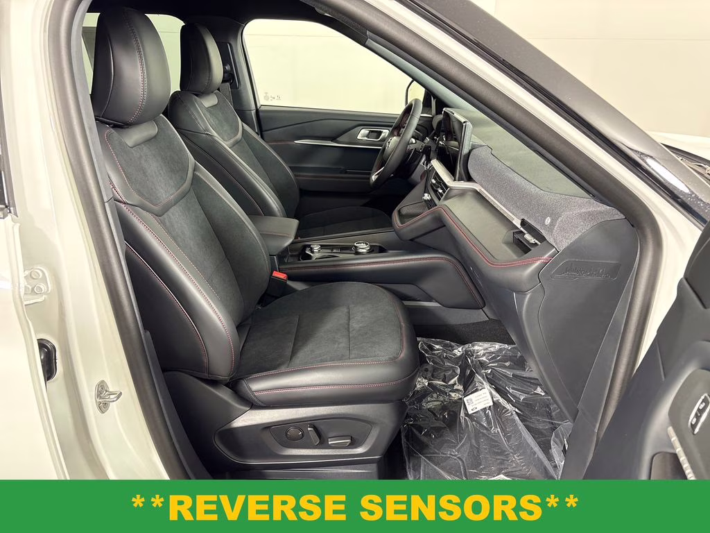 2026 Star White Metallic Tri-Coat Ford Explorer ST RWD SUV