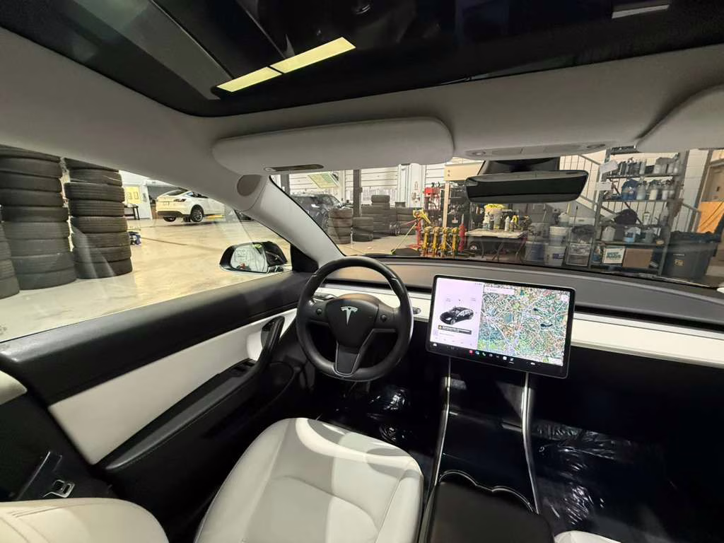 2018 Black Tesla Model 3 Long Range AWD Sedan