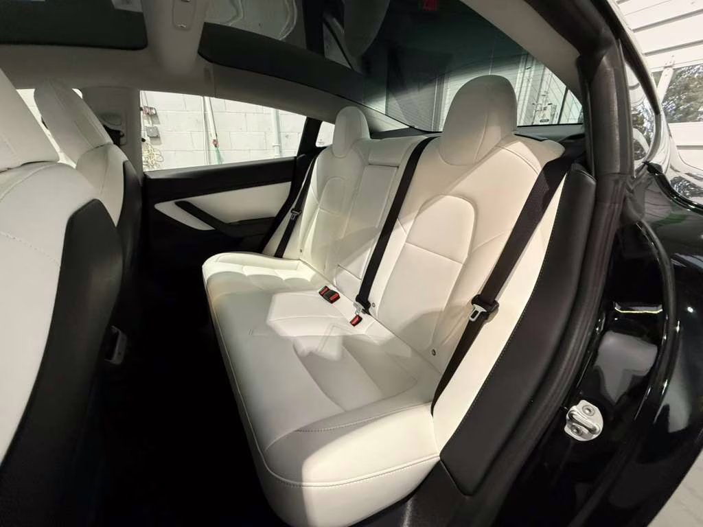 2018 Black Tesla Model 3 Long Range AWD Sedan