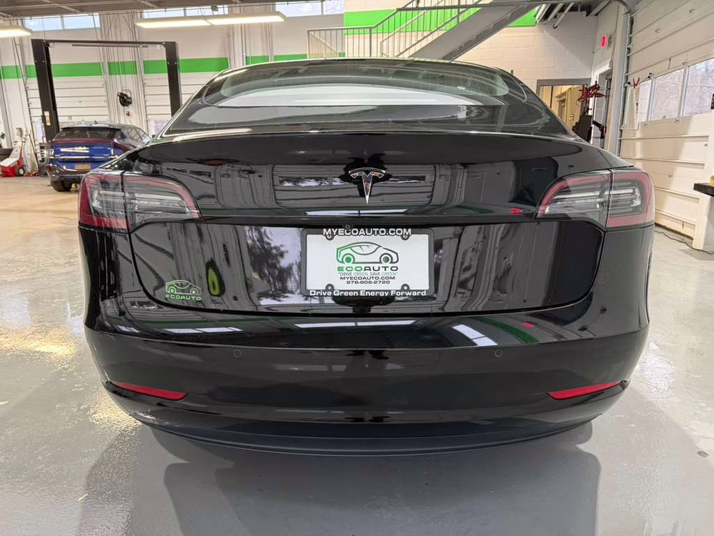 2018 Black Tesla Model 3 Long Range AWD Sedan