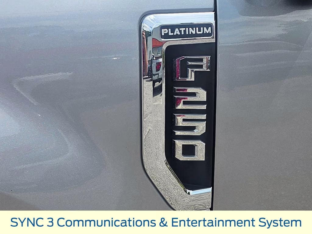 2020 Iconic Silver Metallic Ford Super Duty F-250 SRW Platinum 4X4 Truck