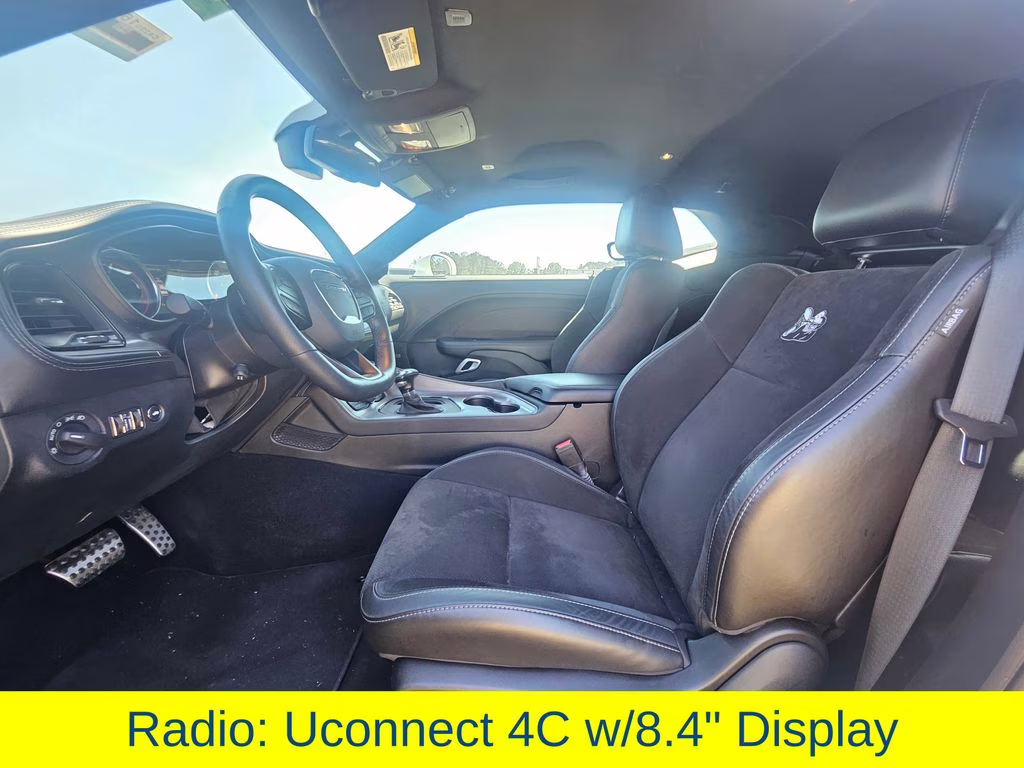 2023 White Knuckle Clearcoat Dodge Challenger R/T Scat Pack Widebody RWD Coupe