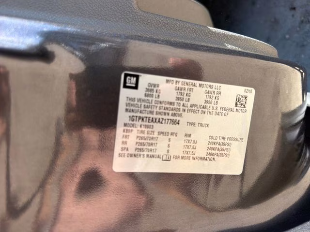 2010 Storm Gray Metallic GMC Sierra 1500 Work Truck 4X4 Truck
