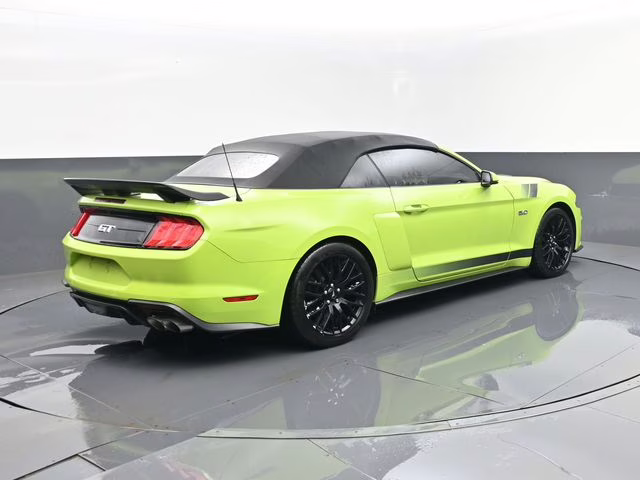 2020 Lime Ford Mustang GT Premium RWD Convertible