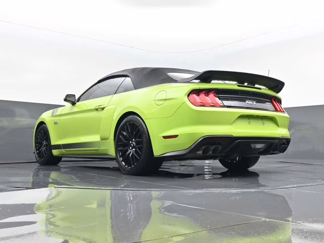 2020 Lime Ford Mustang GT Premium RWD Convertible