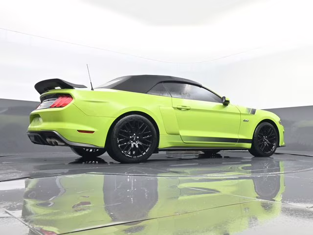 2020 Lime Ford Mustang GT Premium RWD Convertible