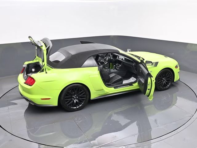 2020 Lime Ford Mustang GT Premium RWD Convertible