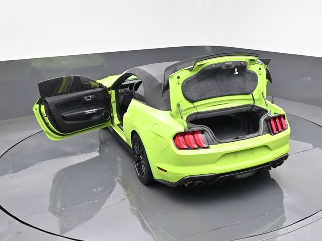 2020 Lime Ford Mustang GT Premium RWD Convertible