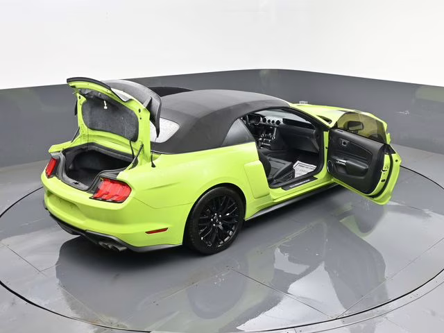 2020 Lime Ford Mustang GT Premium RWD Convertible